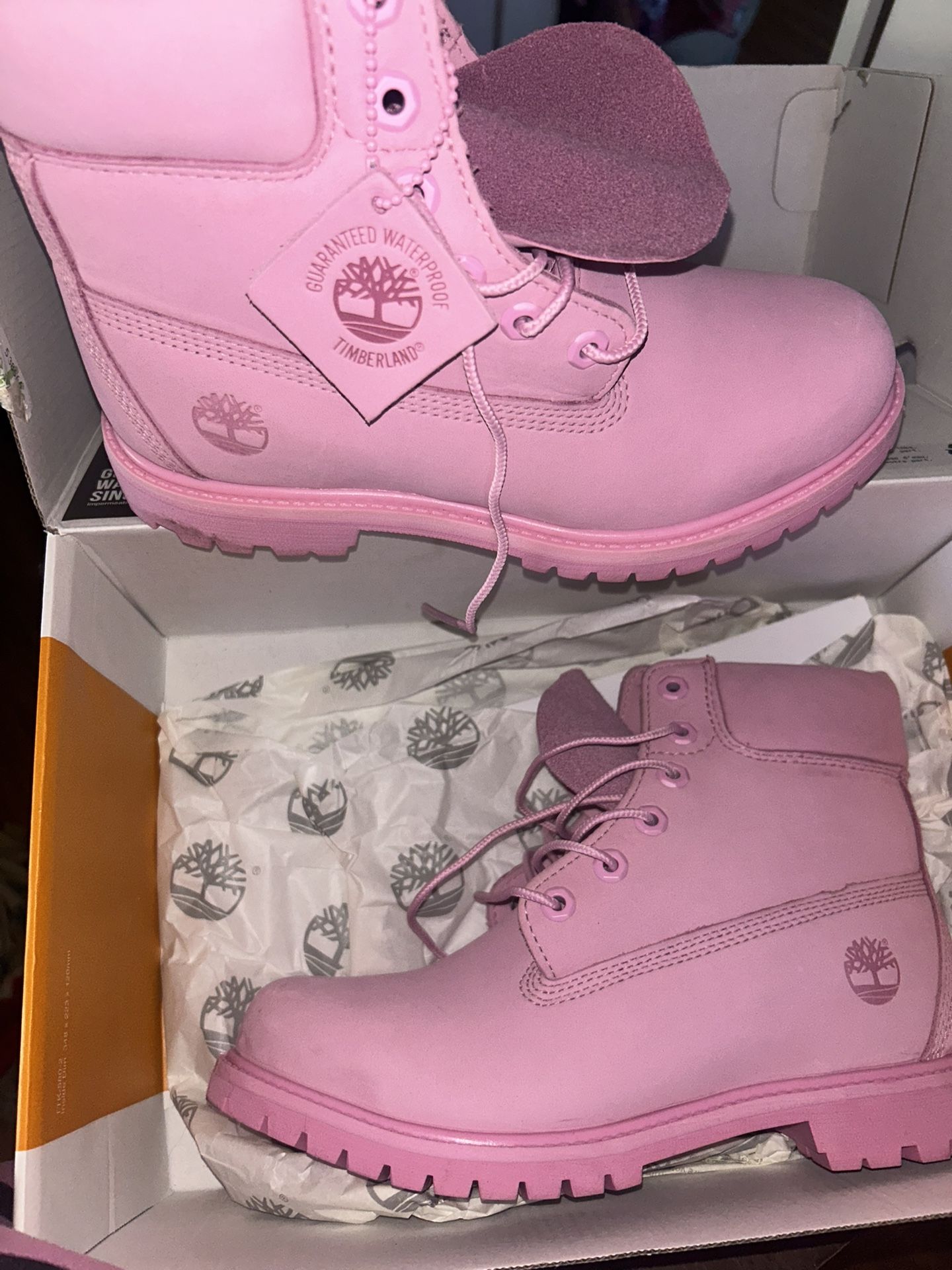 Pink Timberlands