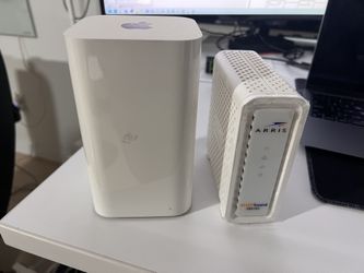 Modem + Apple Router