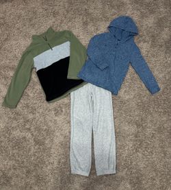 Boys' Size 7 Fall/Winter Clothing Bundle – 5 Pieces – Carter's, OshKosh, Children's Place