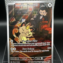 Team Rocket's Meowth - 203/182 - Destined Rivals IR