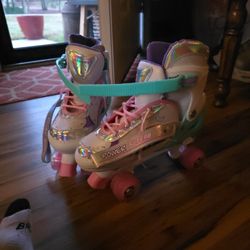 Power Superb Girls Adjustable Skstes Large (39-42)