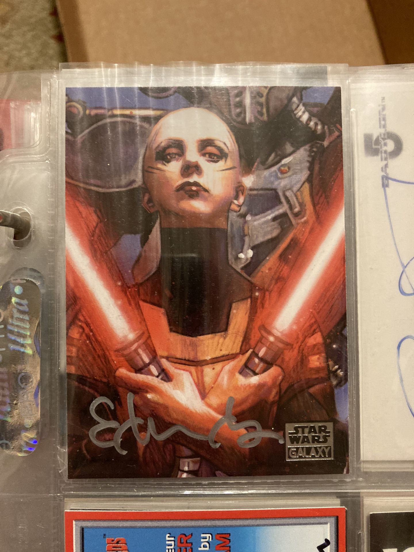 Star Wars Galaxy 2011 Autograph Card