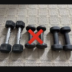 Dumbbells 5lb 2 Pairs 