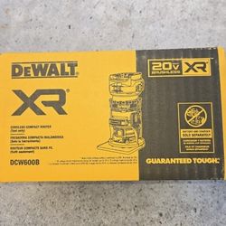 Dewalt 20v Router Brushless XR With Variable Speed Brand New Tool Only 