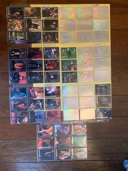 Batman Fleer 95 Ultra Collectable Cards + Rare Holographic Silver Cards