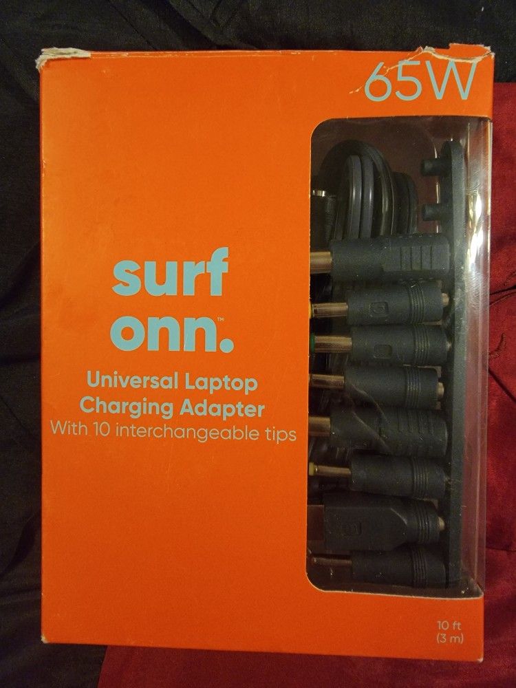 Surf Onn Universal Laptop Charging Adapter New 65W