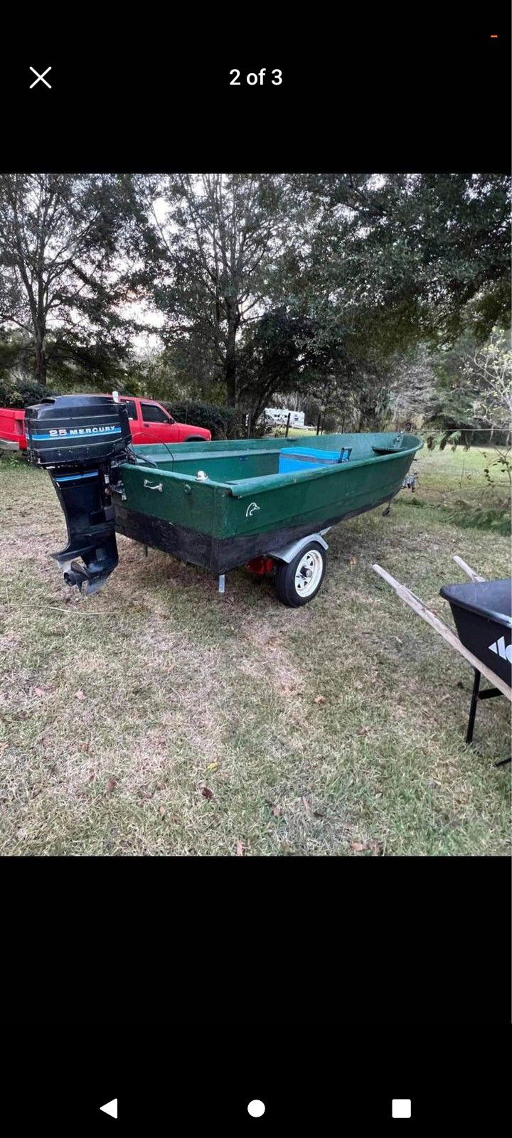 Boat Hull And Trailer ONLY