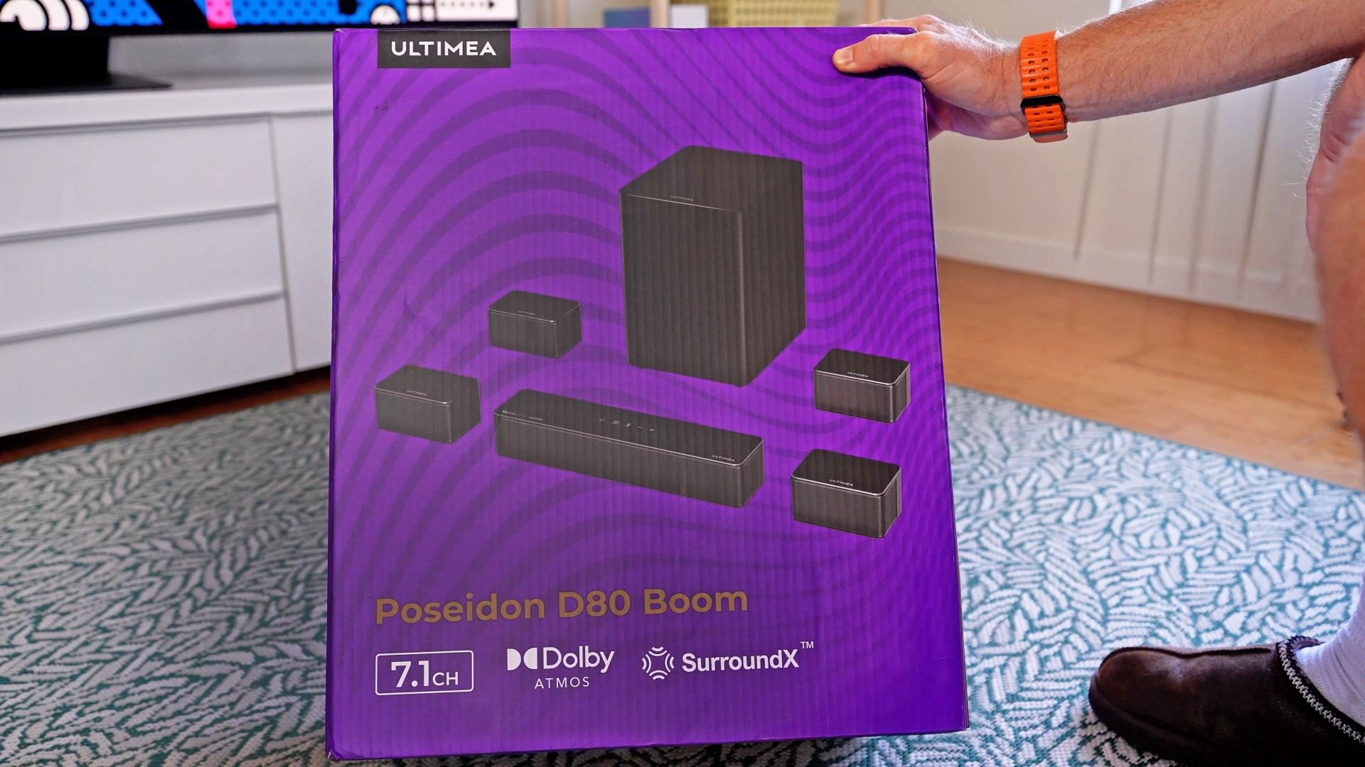 Ultimea Poseidon D80 Boom 7.1 Soundbar System – Like New