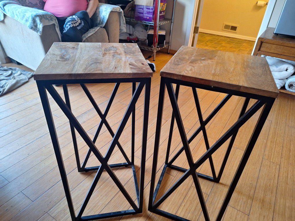 Wood End Tables 
