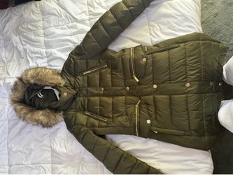 Michael Kors faux puffer jacket.