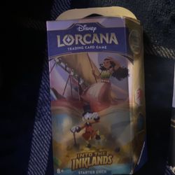 Disney Lorcana Into the Inklands Starter Deck Scrooge McDuck Moana 60 Cards