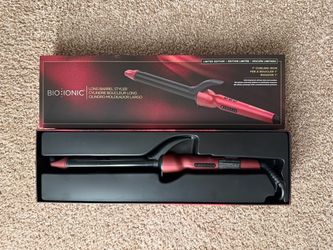 Bio Ionic Long Barrel Curling Iron – 1 Inch – Velvet Rouge Limited Edition