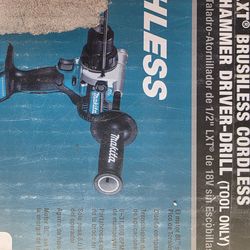 Makita 18 Brushless hammer drill tool Only...firm price..don't ask for less...