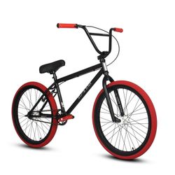 Elite BMX Bandit 24" Freestyle Bicycle Black and Red