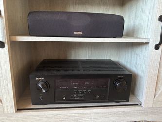 Denon AVR-S510BT Receiver and Polk Audio 5.1 Speaker System
