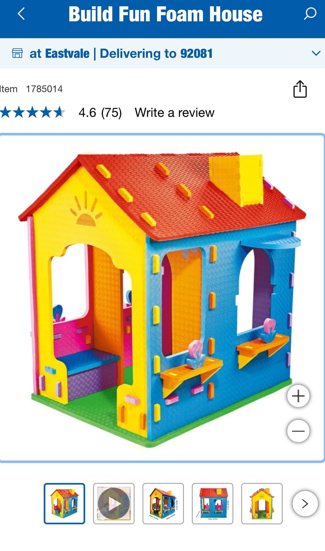 Costco Foam Play House 