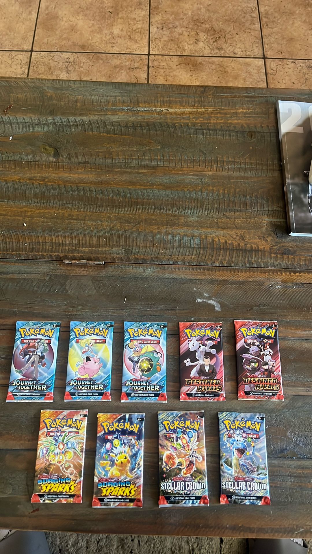 Pokemon Scarlet And Violet Booster Packs 