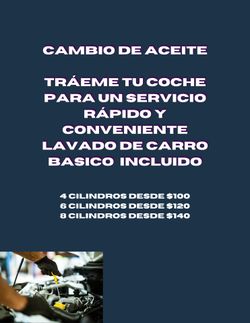 Cambio De Aceite