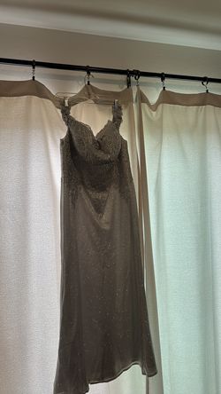 Silver party dress for women xl