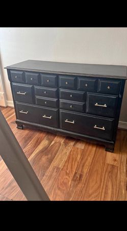 Black dresser