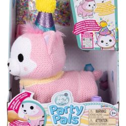Festive Fun Plush Toy with a Wiggle Walk, Plays Music & Horns, Confetti Surprise!
