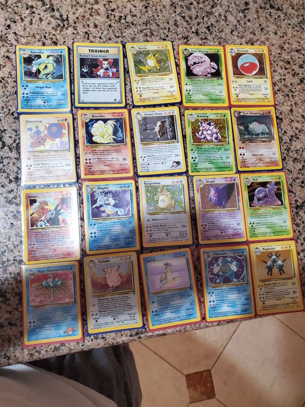 Pokemon Cards Lot 20 Card Total All Holos Ranges From Ex-LP-NM-Mint Condition for Sale in ...