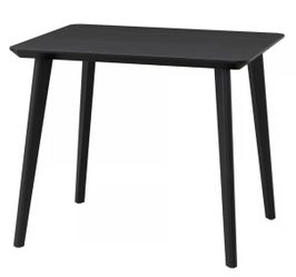Black table