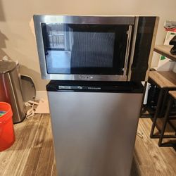 Magic Chef Microwave + Frigidaire Mini fridge