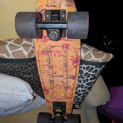 Hawaiian Holiday Theme Penny Skateboard!