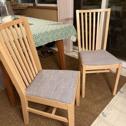 Two dining Room chairs