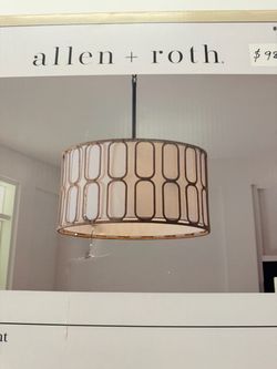 Allen + Roth Drum Pendant Light