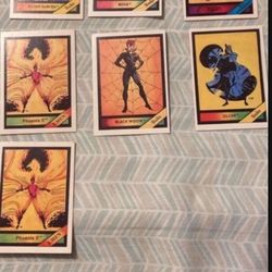 LOT OF 7 VINTAGE COMIC IMAGES MARVEL UNIVERSE CARDS 1987