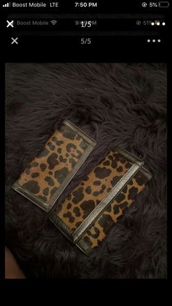 New animal print wallet $4 turns into two in 1