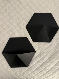 Black Hexagon Wall Hangings form Hobby Lobby
