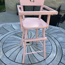 Vintage 1970’s Toy High Chair