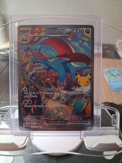Salamence ex Pokémon Card 156/128 Secret Rare