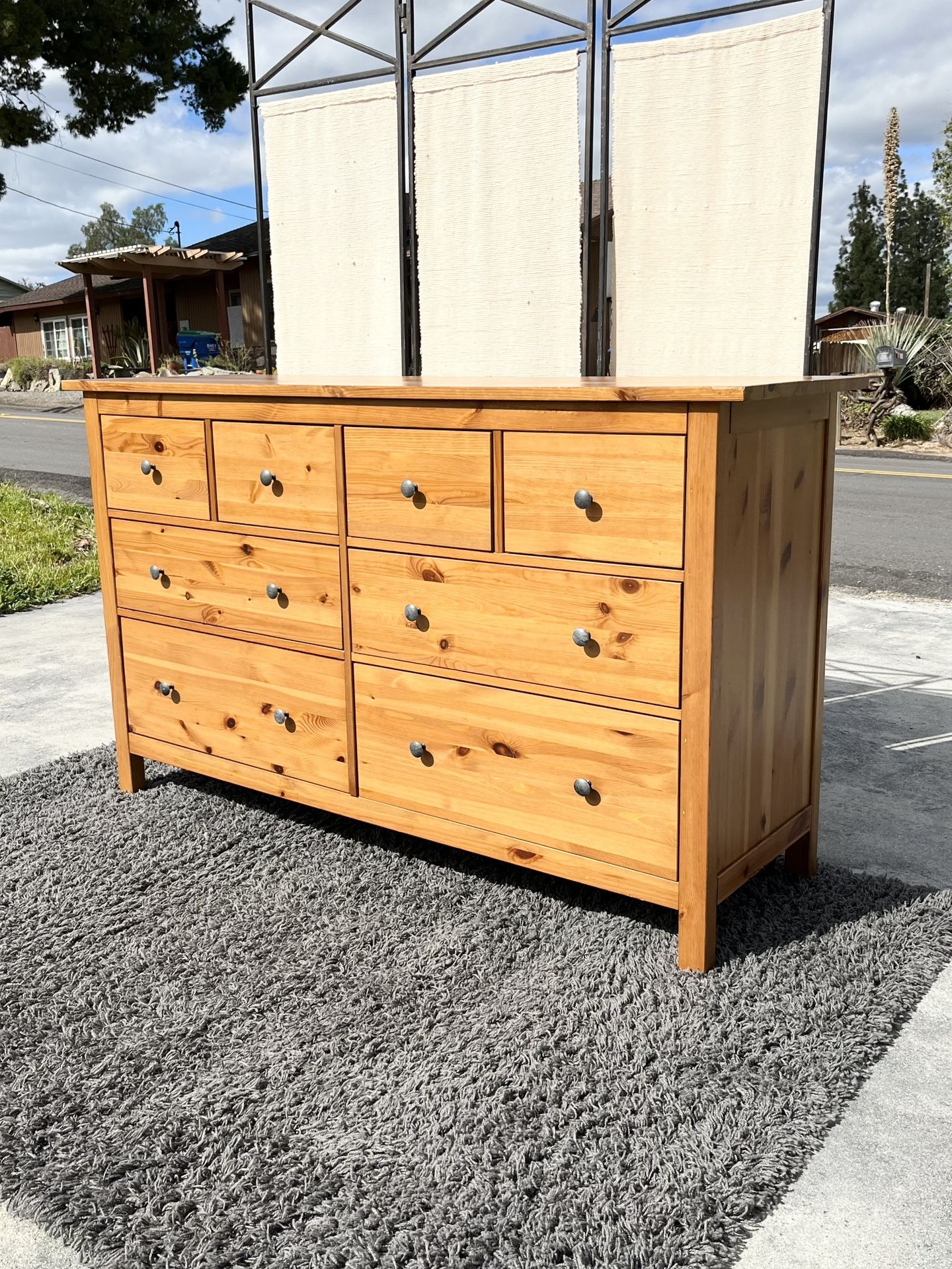 hemnes 8 drawer dresser medium brown Bush Home Avery 3 Drawer Dresser and Nightstand Set