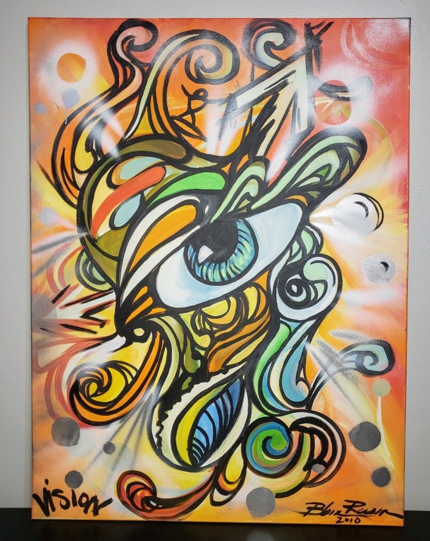 "Vision" Multi Medium On Canvas