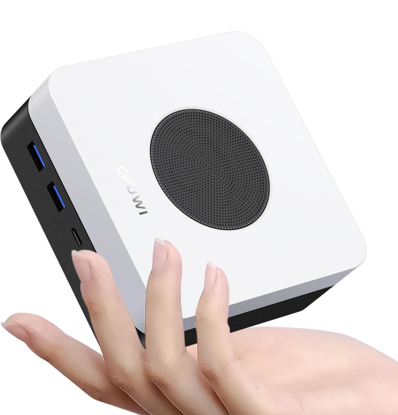 CHUWI LarkBox X Mini PC, 512G SSD 12GB LPDDR5, 12th Gen Intel N100(up to 3.4GHz), Windows 11 Mini Desktop Computer, 4K UHD Output, WiFi 6, BT5.2, VESA