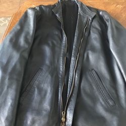 Lather Jacket Size Large From Italiy