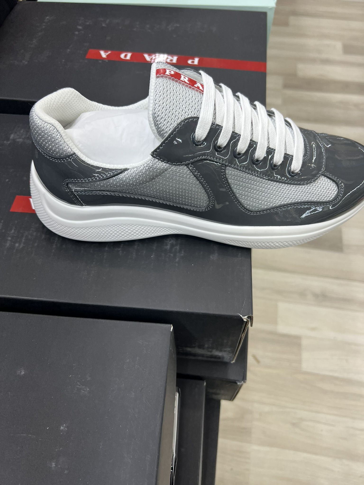Prada Grey Sneakers