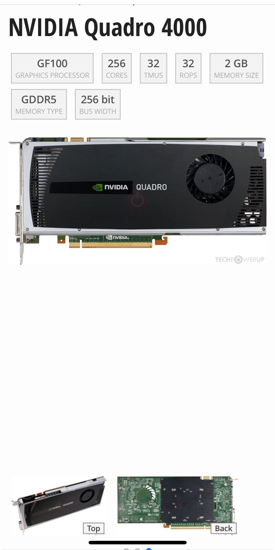 Nvidia video Card ( Gaming Card) 