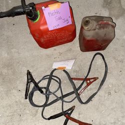Gas Jugs And Jumper Cables