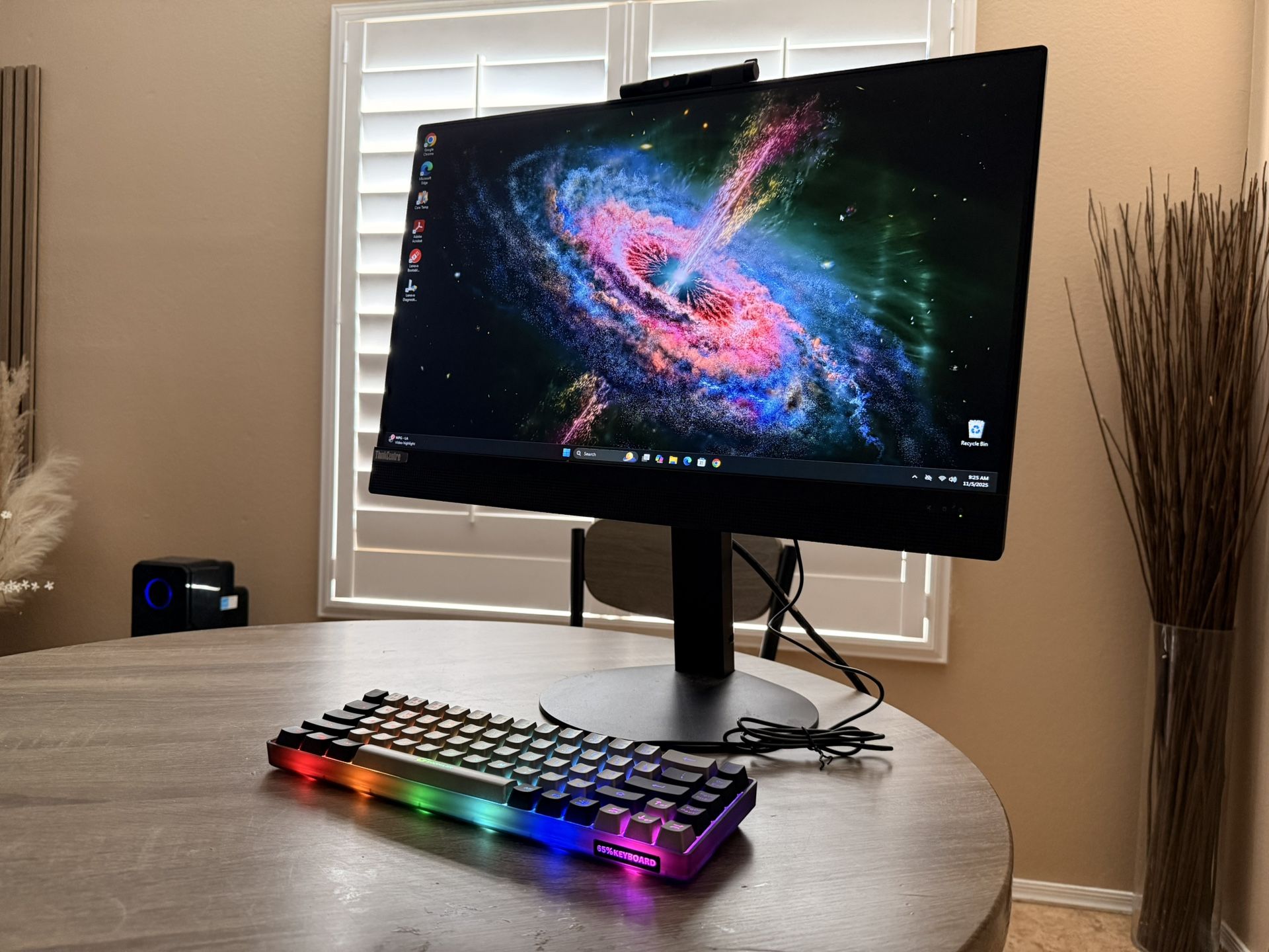 Powerful 23” Lenovo All in One Desktop ( Brand New Gaming Keyboard And Wireless Mouse Included)