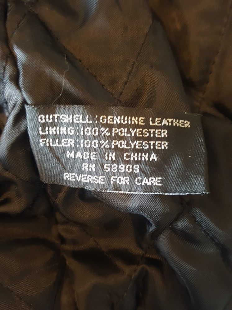 BEAUTIFUL Roundtree & York Leather Jacket Size Med Mens