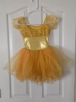 Girl's Gold Tutu From Curtain Call Child's Size:M