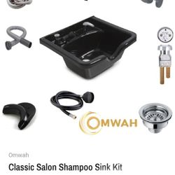 Shampoo Bowl For Salon Brand New With Sprayer, Faucet Ready To Be Installed Retail For $199+ Selling For $120 Firm 