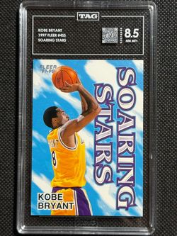 1997 FLEER SOARING STARS #4 KOBE BRYANT TAG 8.5 NM-MINT+ LAKERS HOF