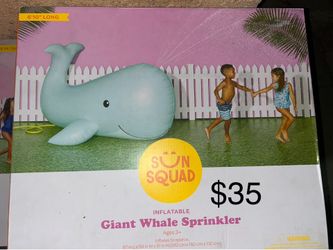 6”10 giant whale sprinkler
