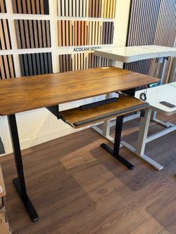55" Electric Standing Desk with Keyboard Tray Rising desk home office desk computer desk PHOENIX DELIVERY